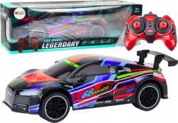 LeanToys RC Sports Car 1: 10 25km/h Fények Fekete 18572 (18572) (18572)
