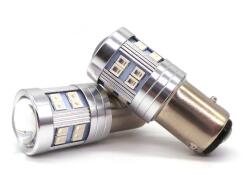 motoLEDy 2 Db P21/4W LED BAZ15D 12-24V CANBUS Piros Színben