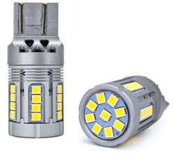 motoLEDy 2 Db W21/5W LED Izzó 7443 12-24V Hiba Nélkül 3000lm Fehér 100% CANBUS