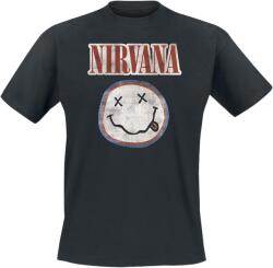Nirvana Ing Distressed Logo Unisex Black S (NIRVTS01MB01)