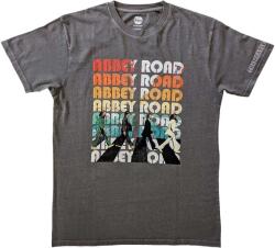 The Beatles Abbey Stacked Charcoal Grey L Ing (BEATTEE518MC03)