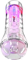 Pipedream PDX Elite ViewTube XXL See-Thru EZ-Grip LED Stroker Clear