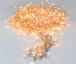 ProGarden 800 LED-es BOA Fényfüzér, Kültéri-beltéri Hálózati, 8 Világítási móddal, Átlátszó Vezetékes, Extra Meleg Fehér LED-del, 16 m, IP44