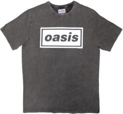 Oasis Decca Logo Stone Wash Charcoal Grey S Ing (OASSTNW01MC01)