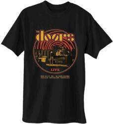 The Doors 68 Retro Circle Rövid ujjú póló Black L (DOTS37MB03)