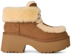 UGG cizme din piele întoarsă Esmee Lace Up 9BYA-OBD1K7_82X