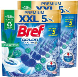 Bref Color Aktiv Eucalyptus WC frissítő (2x5x50 g)