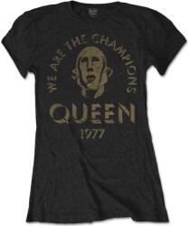 Queen Ing We Are The Champions Womens Black S (QUTS16LB01)