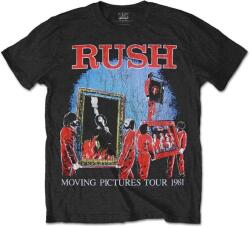 Rush 1981 Tour Тениска с къс ръкав Black XL (RUSHTTRTW01MB04)