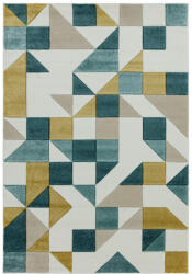 My carpet company kft My Carpet Company Asy Sketch 80x150 cm Sk03 Shapes Green Szőnyeg