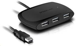 SPEEDLINK Snappy 4 portos USB 2.0 Hub Fekete