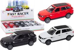 LeanToys Személyautó 1: 36 Meghajtású Fém Fekete Fehér Piros- 18806 (18806) (18806)