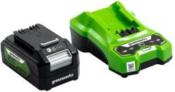 GreenWorks GSK24B4 24V indulókészlet, 4Ah akku és 2Ah töltő (2936507-GW) (2936507-GW) (2936507-GW)