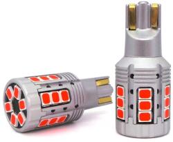 motoLEDy 2 Db LED Izzó W16W 12-24V 100% CAN Piros Erős, Hiba Nélkül