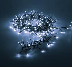 ProGarden 9, 9 m 768 LED-es Sűrű BOA Fényfüzér, Hálózati Adapteres, Hideg Fehér, 8 Világítási mód, Időzíthető, IP44