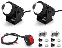motoLEDy lézer LED Első Lámpák Motorkerékpár, Robogó, quad, ATV 2 Db