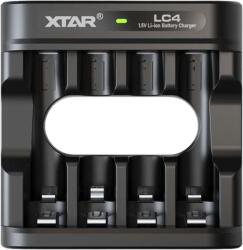 XTAR LC4-Type-C 1.5V Li-ion AA/AAA battery charger, 1*A-C cable (Xtar LC4)