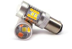 motoLEDy 2 Db LED BAY15D P21/5W 12-24V 2000lm CANBUS Kétszínű Izzó, P21/5W 12-24V 2000lm