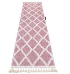 My carpet company My Carpet Company Futó Berber Troik Rózsaszín 60x250 cm Szőnyeg