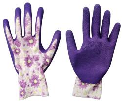 Extol kerti kesztyű, virágmintás, poliészter, méret: 8` latexbe mártott teny. és ujjhegy. , gumírozott mandzsetta, Extol Lady (8856665)