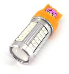 motoLEDy 2 Db LED Izzó 7440 W21W 12V 1000lm CANBUS Jelző US Narancssárga