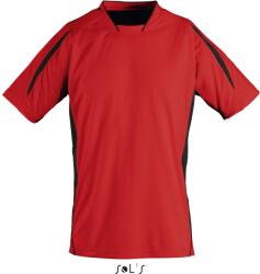 SOL'S Férfi fürdőnadrág Sol's Maracana 2 Ssl fekete|vörös