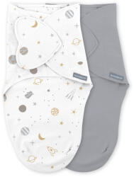 INGENUITY Zavinovačka SwaddleMe Ulitka pamut Sunset space 2db 0, 5 TOG 0-3hónap