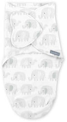 INGENUITY Zavinovačka SwaddleMe Ulitka pamut 1 TOG 0-3m Elefánt