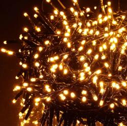 ProGarden 20 m 1000 LED-es BOA Fényfüzér, Kültéri-beltéri Hálózati, Időzíthető 6/18 Órás, 8 Féle Fényjátékkal, Időzíthető, Extra Meleg Fehér, IP44