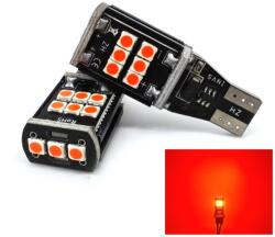 motoLEDy 2 Db LED Izzó T15 W16W 12V 980lm CANBUS Piros