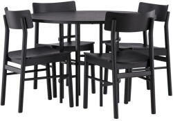  Étkezőgarnitúra Dallas 4336 (Fekete)