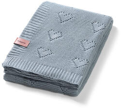 BabyOno Kötött Bambusz Takaró Szürke 75x100 Cm