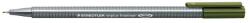 STAEDTLER Tűfilc, 0, 3 mm, STAEDTLER "Triplus 334", olivazöld (334-57) - mystock