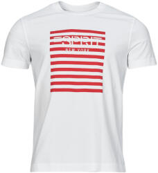 Esprit Tricouri mânecă scurtă Bărbați OCS LOGO STRIPE Esprit Alb DE XL