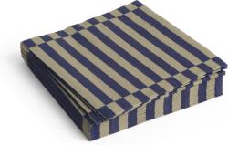 Hay Șervețele de hârtie Hay Pattern cu dungi, 33 x 33 cm, nisipiu și bleumarin, 20 buc (AE732-E139-AQ08)