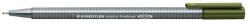 STAEDTLER Tűfilc, 0, 3 mm, STAEDTLER "Triplus 334", olivazöld (TS33457) - tintasziget