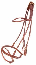 KARLSLUND Bőr lovagló zablak Karlslund barna