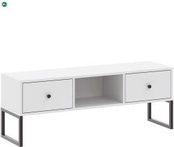 INTERMEBLE Tv Állvány Fehér Színben. LINEA 115 cm