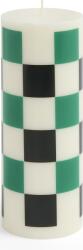 HAY Lumânare Column M, verde-negru (AB401-A602-AP88)
