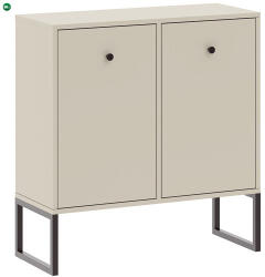 INTERMEBLE 2 Ajtós Komód Kasmír Színben LINEA 77 cm