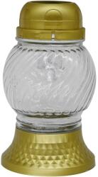 Madonna sírkő üveg LED 17 cm-es arany izzó