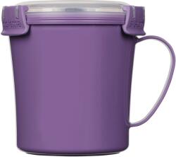  Sistema Mikrohullámú sütőben használható levesesbögre 656 ml, lila
