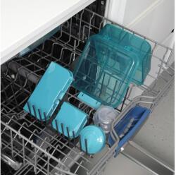 Sistema Osztott uzsonnásdoboz Ocean Bound Bento Cube joghurtos tartóval és 2 tálcával (1, 25 l), menta színű