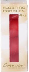  Emocio Úszó piros gyertyák, 4 db dobozban - lavonio - 1 040 Ft