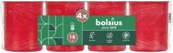Bolsius préselt betét 250g 18h. 4 db piros