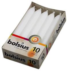 Bolsius Házi készítésű fehér gyertyák RAL színben, 10 db, 20x170 mm - lavonio