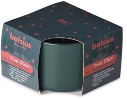 Bolsius True Glow illatgyertya üvegben, 90x63mm, Winterwoods - lavonio