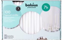 Bolsius kúpos fehér gyertyák RAL 100 db
