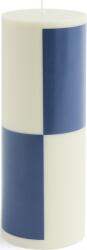 HAY Lumânare Column L, alb-bleumarin (AB401-A603-AP91)