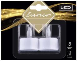 Emocio Lumânări tip pastilă cu LED Emocio, 2 buc